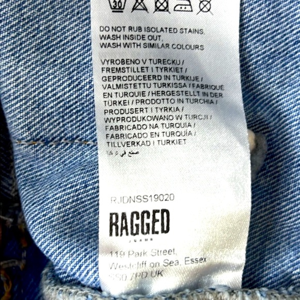RAGGED Priest Mom Jeans Medium Wash High Rise‎ Tapered 100% Cotton Size 30 - Picture 9 of 16